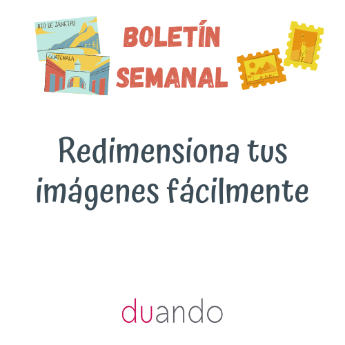 Redimensiona tus imágenes fácilmente