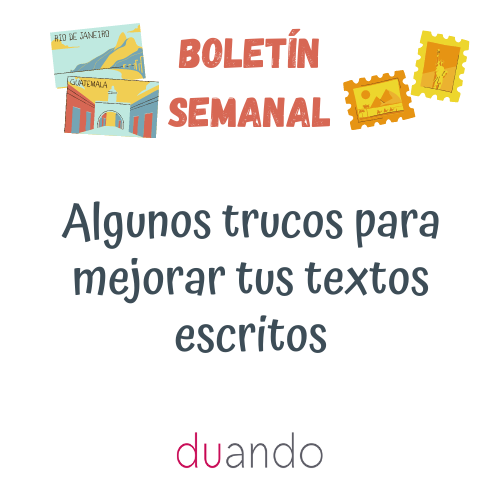 Algunos trucos para mejorar tus textos escritos