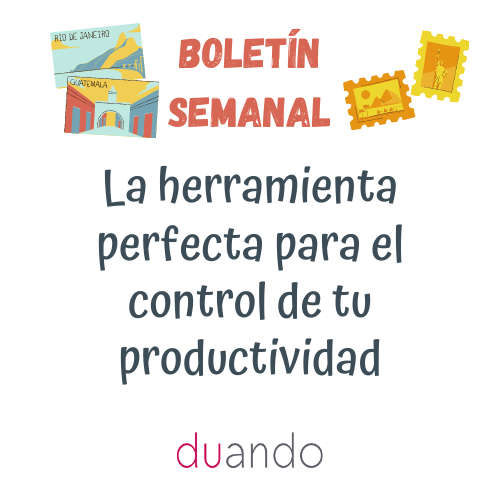 La herramienta perfecta para el control de tu productividad