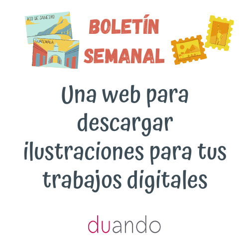 Una web para descargar ilustraciones para tus trabajos digitales