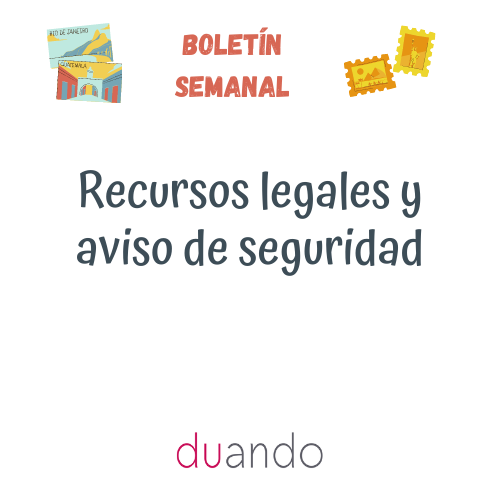 Recursos legales y aviso de seguridad 4 Recursos legales y aviso de seguridad