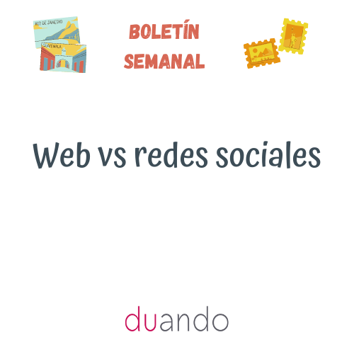 Web vs redes sociales