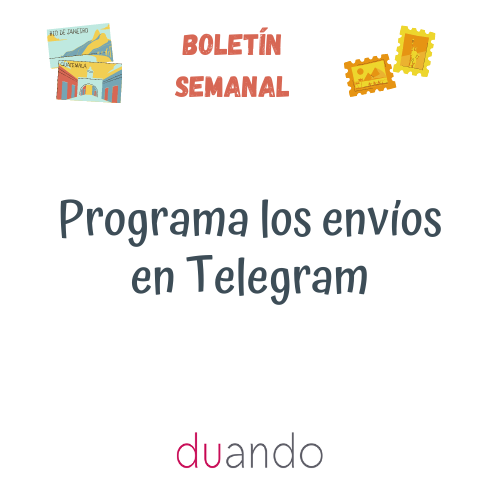 Programa los envíos en Telegram