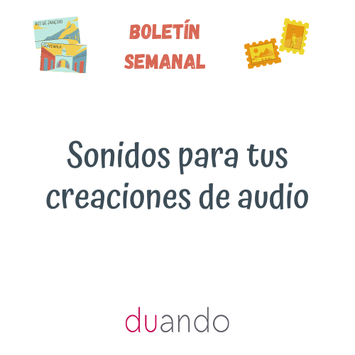 Sonidos para tus creaciones de audio